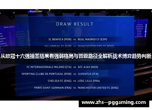 从欧冠十六强抽签结果看强弱格局与晋级路径全解析战术博弈趋势判断