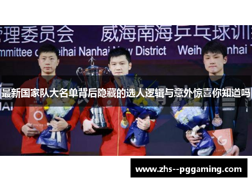最新国家队大名单背后隐藏的选人逻辑与意外惊喜你知道吗